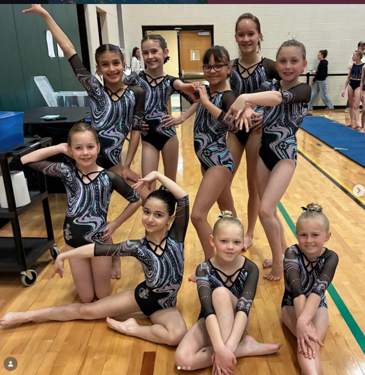 Incline Gymnastics team at competition